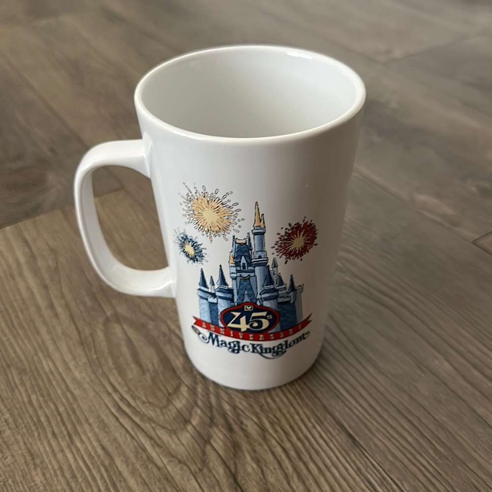 Walt Disney World Magic Kingdom 45th Anniversary Starbucks Mug